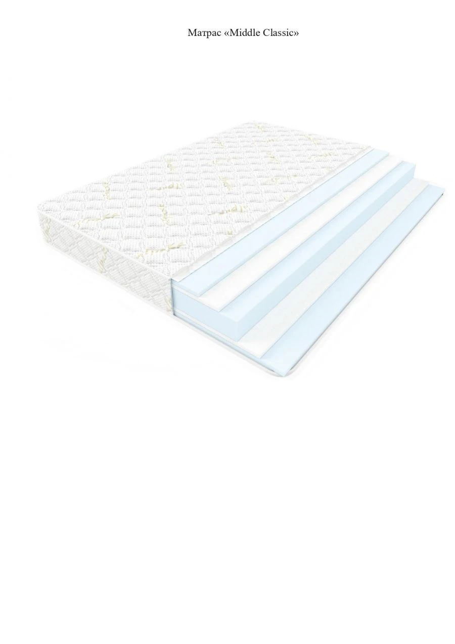 Midl "Classic" orthopaedic springless mattress