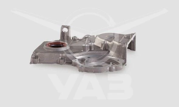 040600100205810 Chain cover (for UAZ SGR, ZMZ 409.10, 409.11, IN COMPLETE WITH OIL)
