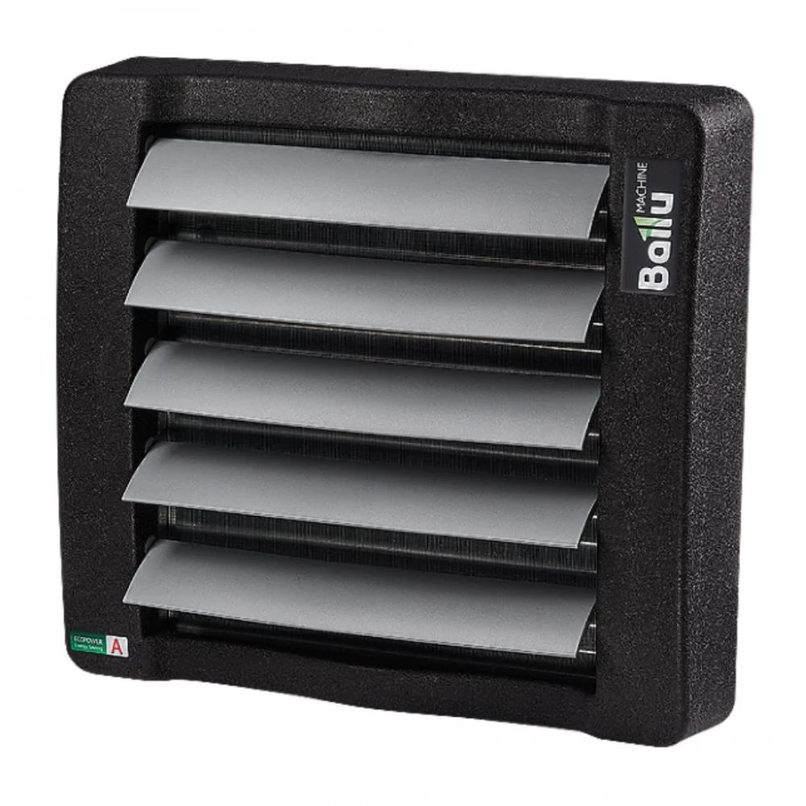 Stationary electric fan heater with water heat exchanger, "BALLU" trade mark, model BHP-W3-15-LN