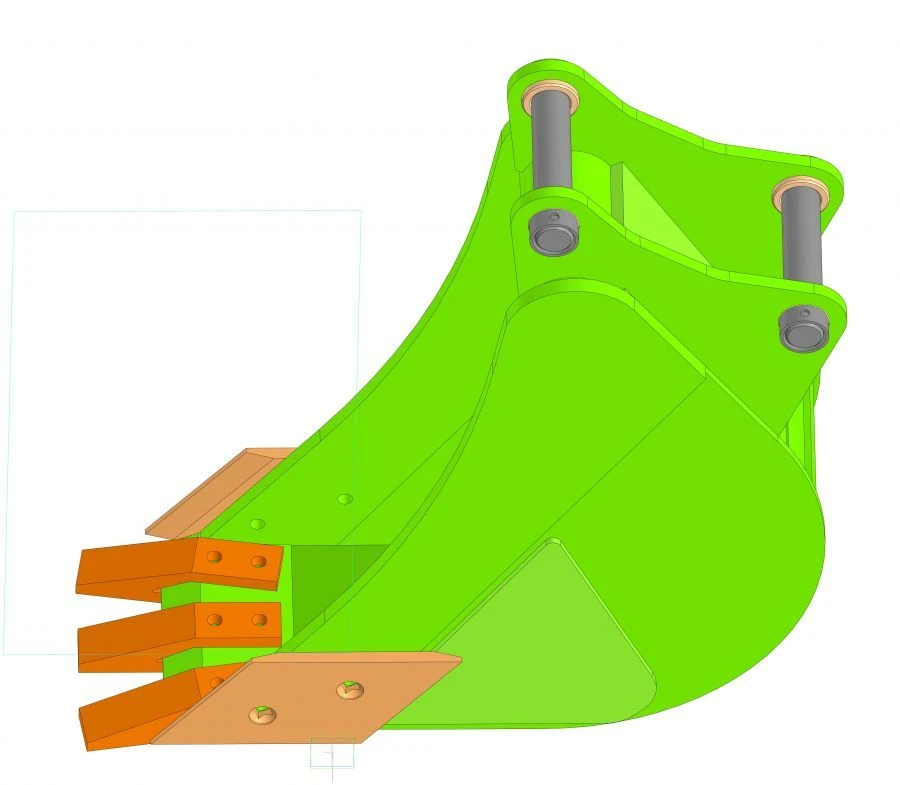 Trenching bucket 300 mm. Cukurova 888 0.1m3