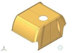 Front arch moulding middle left 529220-5107021-10