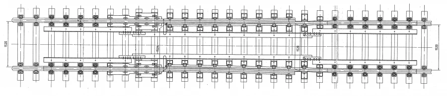 Equalising joint of P65 type for bridges with reinforced concrete slabs of 2883.00.000-02 project.
