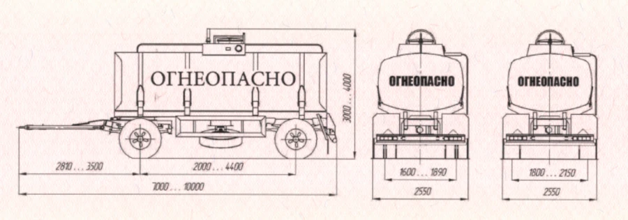 Tank trailer, make UST, type 94651H, 94651H-00052??-??, 94651H-00072??-??, 94651H-00082??-??, 94651H-00092??-??, manufactured by