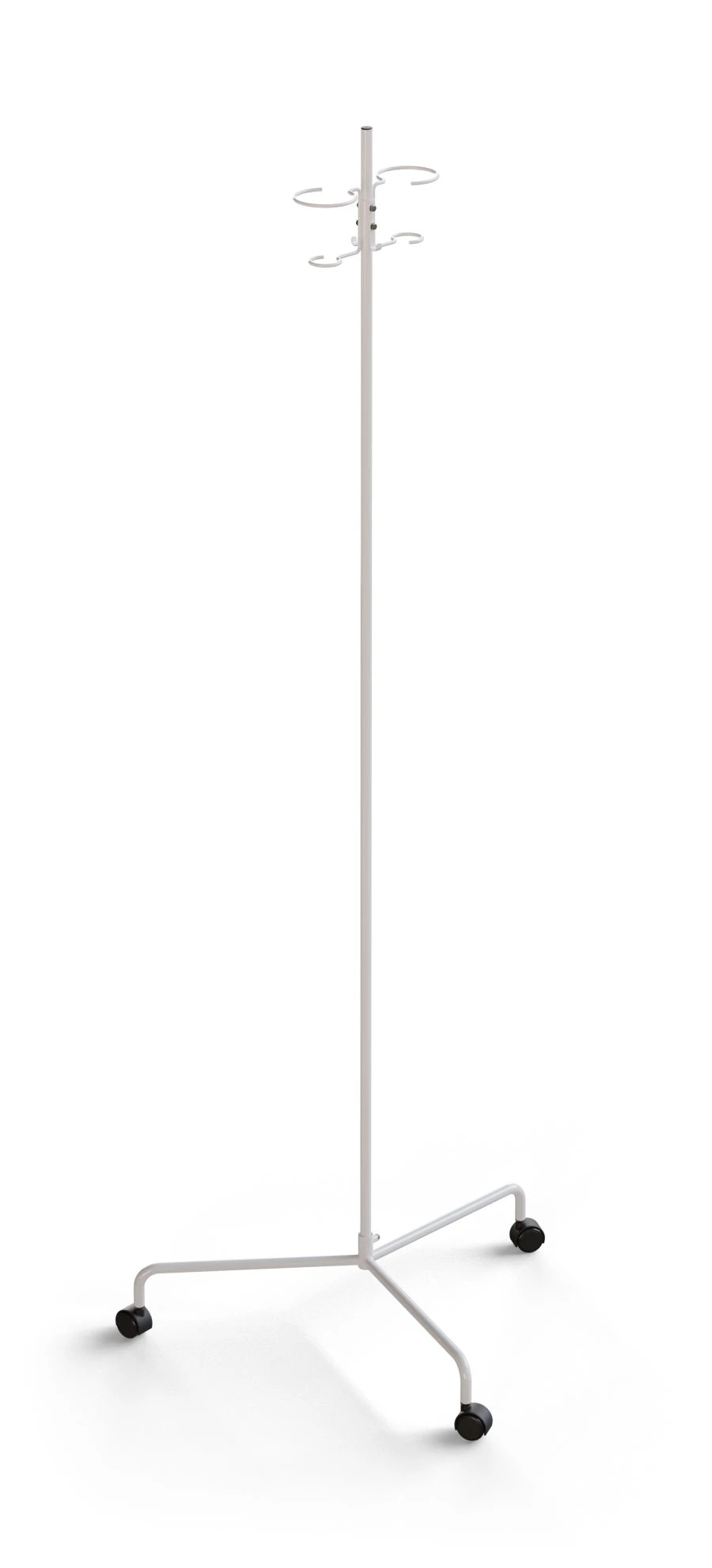 SHVK-03.17 Tripod for prolonged infusion on three supports, non-adjustable, with wheels