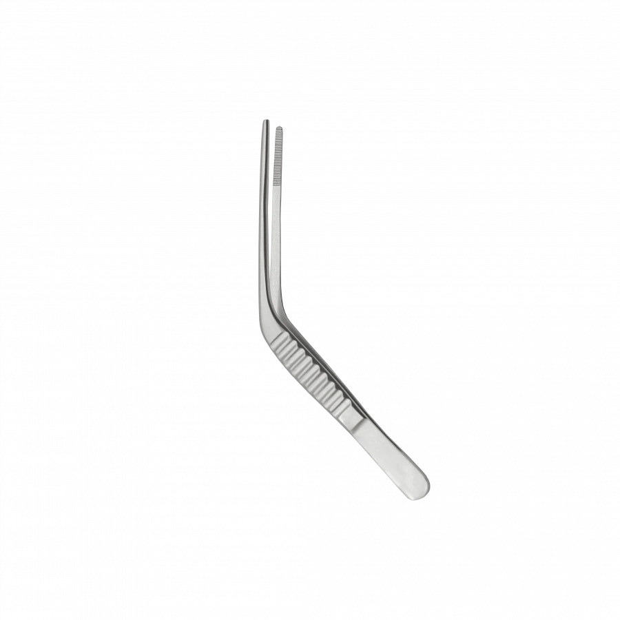 TP-03-255-10,5 Anatomical ear forceps, horizontally curved, 105 mm