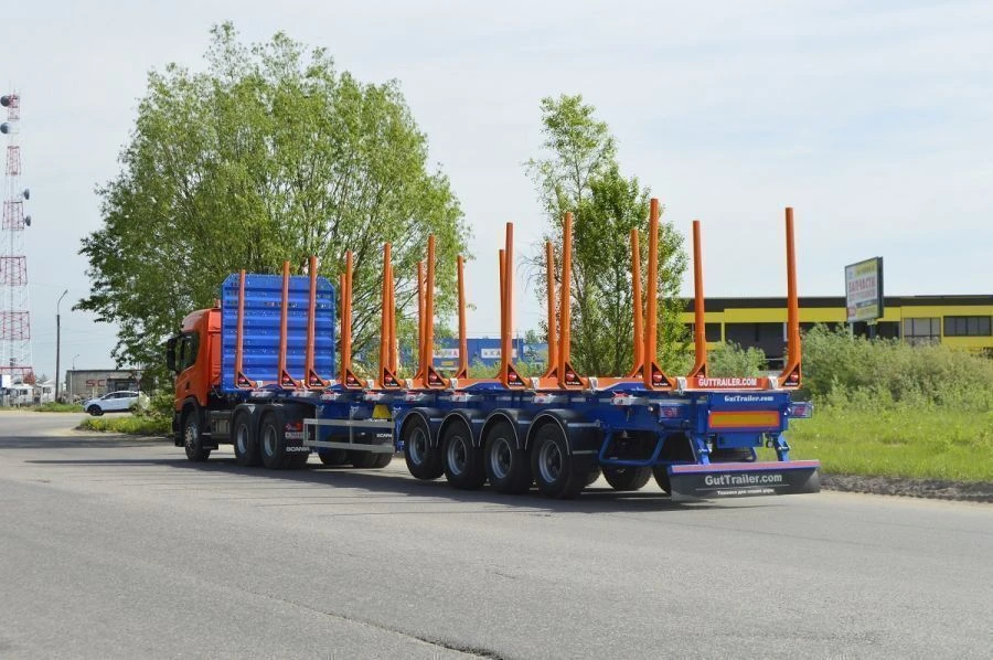 Four-axle sorting trailer, modification TSA-544