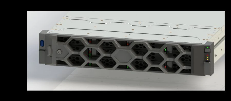 Rikor server model 2U-Int KDBA.466219.021-07 (server case KDBA.469573.013; motherboard KDBA.469555.013; backplanes KDBA.467239;