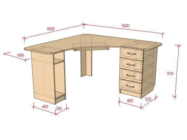 Ergonomic table
