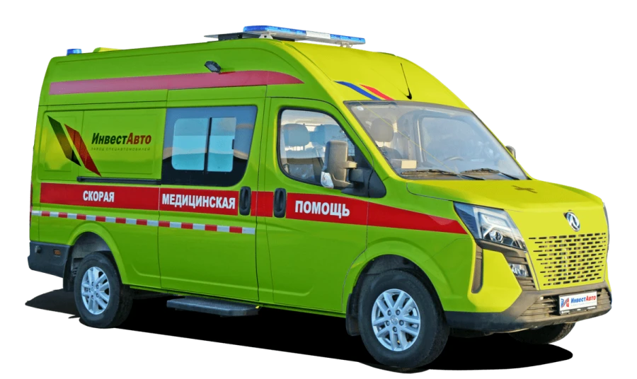 Class C ambulance N1JF. modification JFSPKC on the basis of base vehicle JUNFENG K33 mod. K32-5651, K33-5661,
