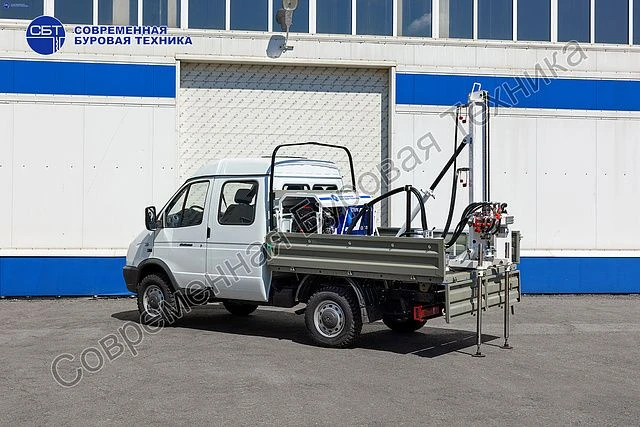 Drilling rig SBG-PM-03 Sterkh on chassis Sobol 4x4 (Gazelle)