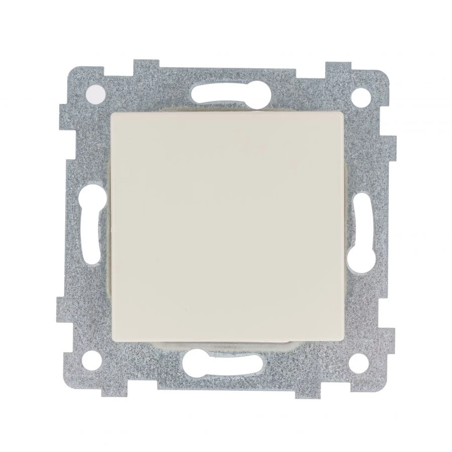 "AKSIOMA" Switch mechanism of single-key on/off switch S110-447 "anthracite". C110-447 "ivory"