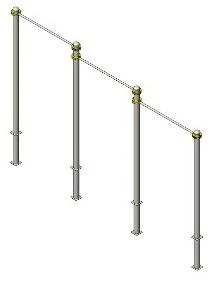 Training apparatus AKS-724 Stationary multi-level crossbars "Pull-up from hanging on a high bar".