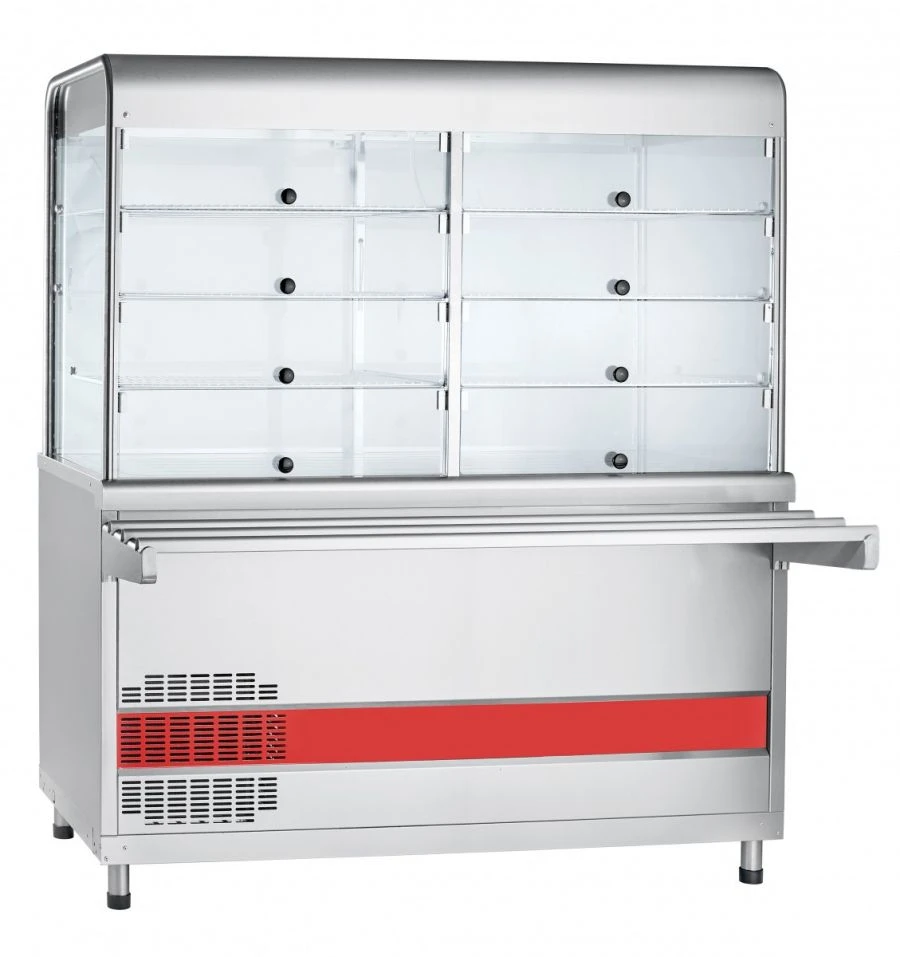 Refrigerated high-temperature display counter with neutral cabinet ???(?)-70??-?-01-??