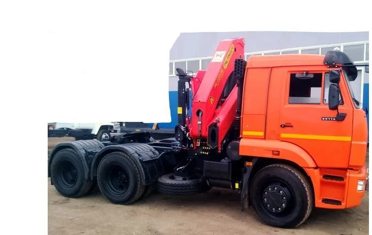 Flatbed truck with CMU (MM-100Z) model 336934 on chassis KAMAZ-65115.