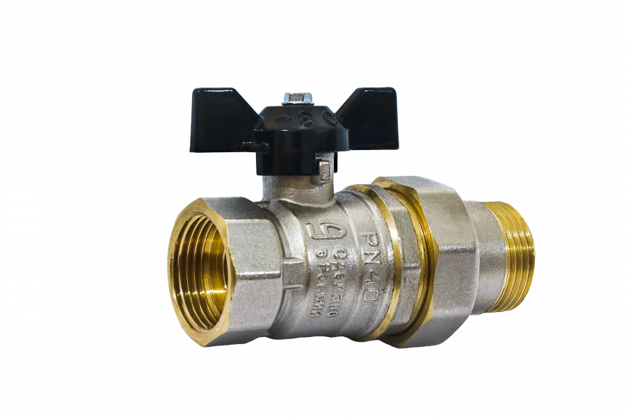 Brass ball valve LD Pride 47.25.V-V.R.GAS.B