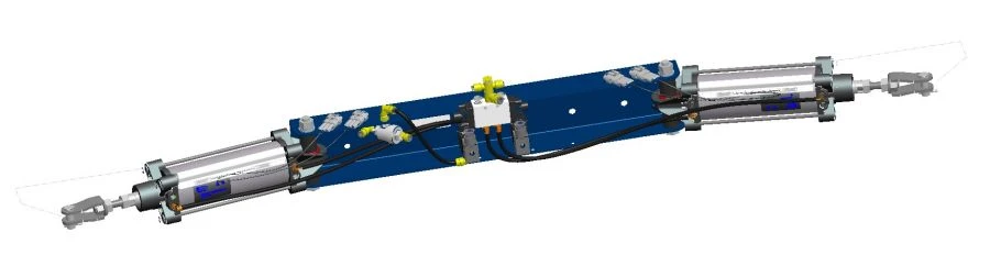 Vehicle door pneumatic actuator 40M3R63/116T1B030