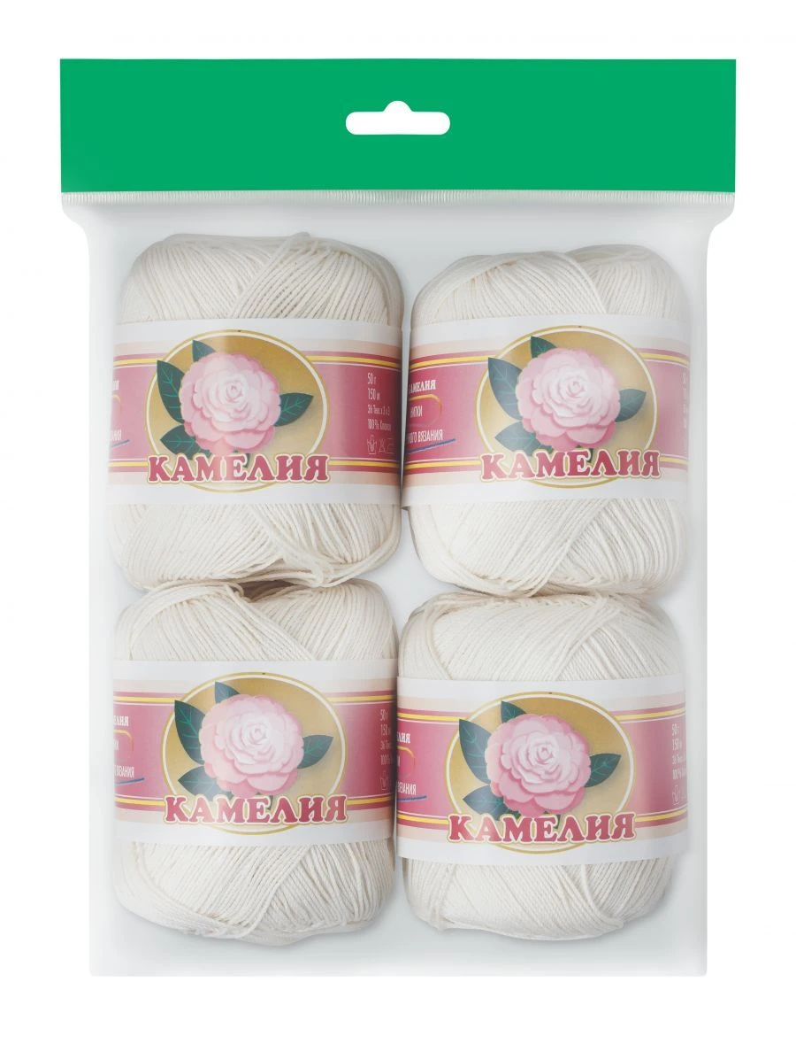 Camellia cotton knitting threads