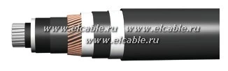 Power cable with cross-linked polyethylene insulation, not spreading combustion, for voltage 6 and 10 kV APvVVng(A)-LS