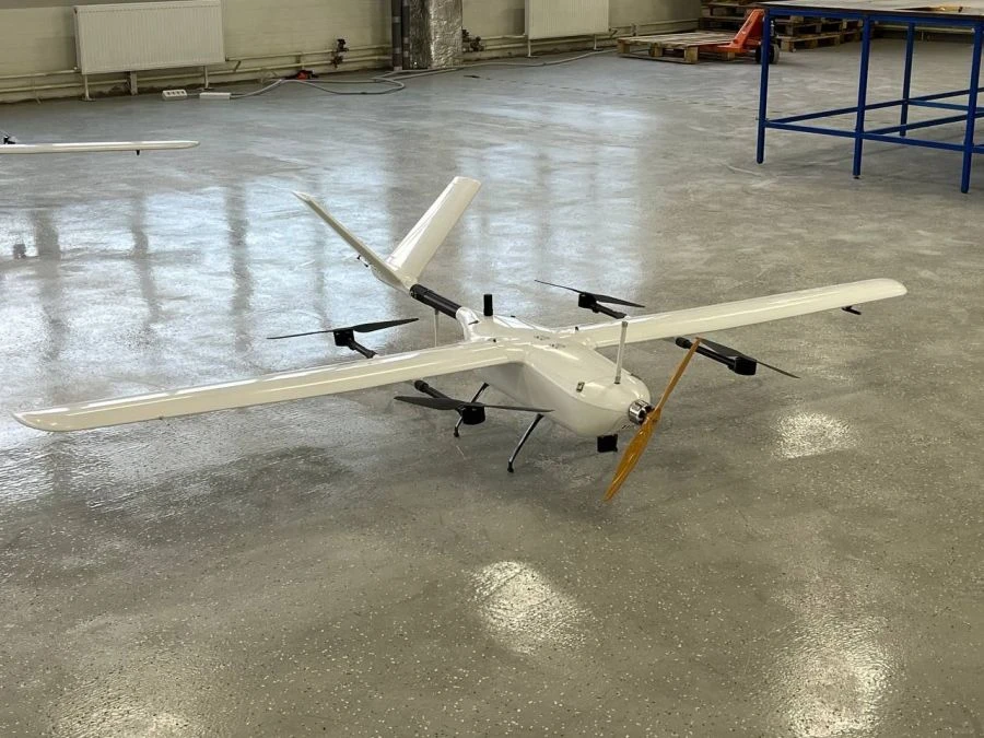 UAS with unmanned aircraft of the vertical take-off and landing type SOVA-22.