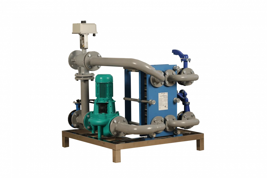 Water treatment system for drip irrigation with drainage disinfection