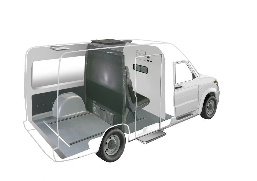 Special vehicle type 298943 of category N1 on the basis of UAZ-236021 or category N1G on the basis of UAZ-236022 for laboratorie
