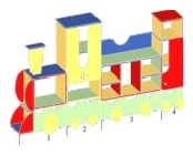 Modular wall "Steam Engine" Art. No. S.06.01