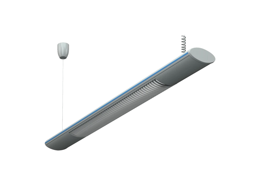 Luminaire RIVAL LED 40 4000K 42VT 4300LM 102LM/VT 1481x140x65MM UHL4 3.8KG IP20 > 0.95 >80 no TU 3461-001-44919750-12