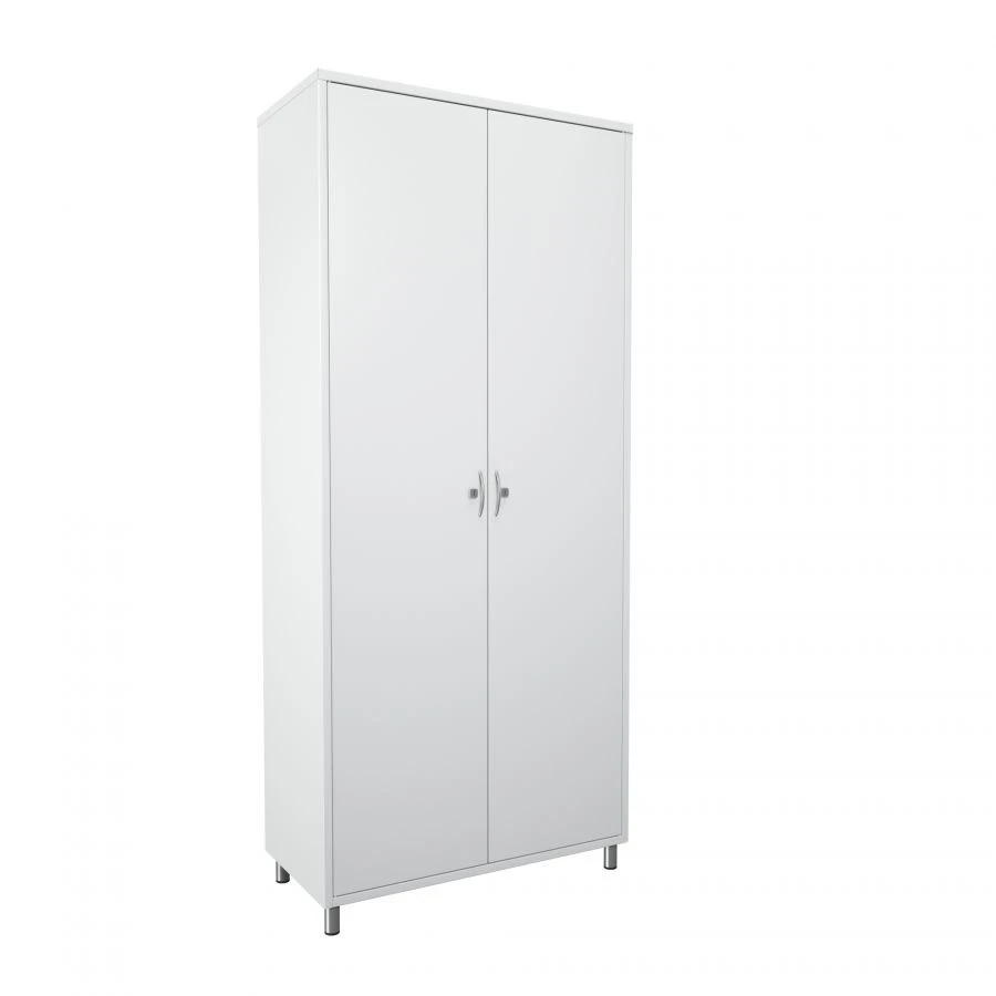 Medical metal office cupboard for documents single-section two-door SHOD - 2.1