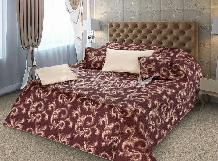 Decorative plaids made of synthetic pile knitted fabrics