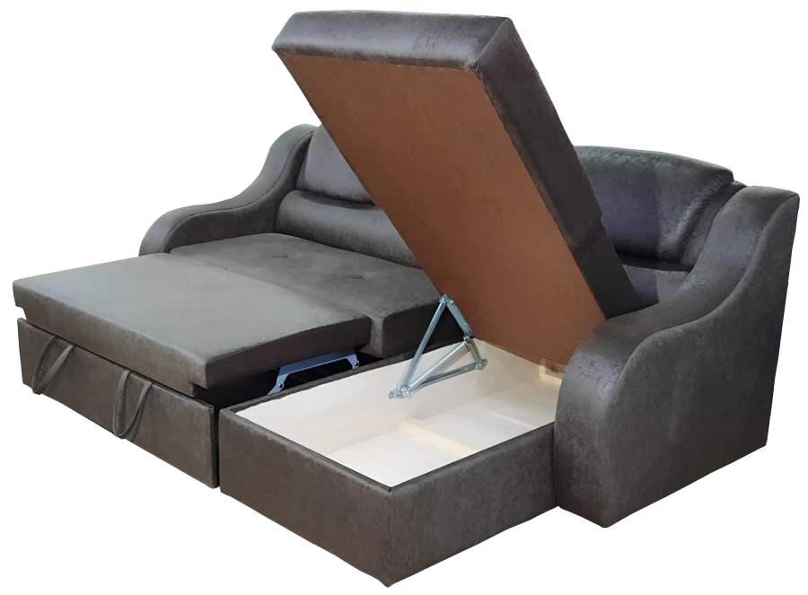 Corner sofa "Vityaz-5U" with ottoman