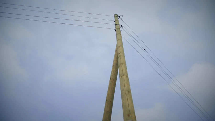 Wooden Support Elements for Power Transmission Lines 0.4-35 kV, 13 m, Preservative Treated