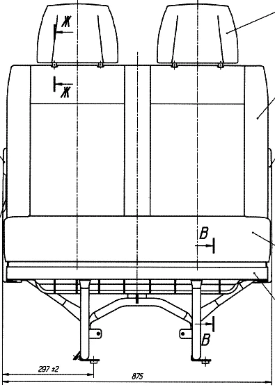 Double seat C42R31-6810010