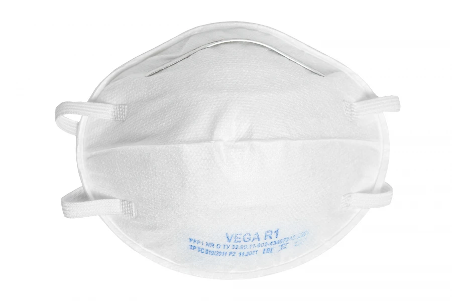 Filtering half mask of Vega spec trade mark, without exhalation valve, protection class FFP1 NR D , model: VEGA R1