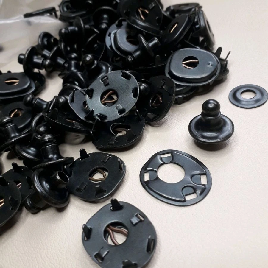 Turnstile button with locking device