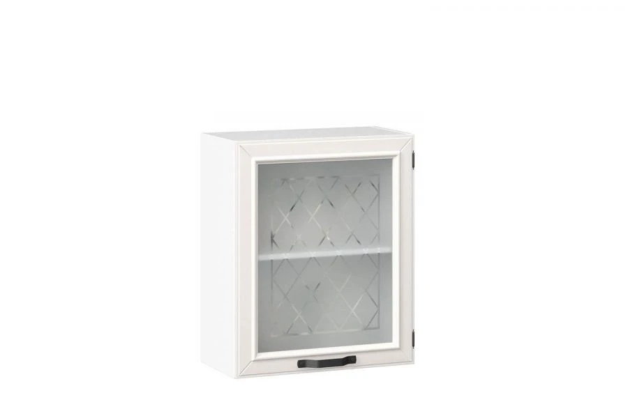 Marina LD.273650.000 Door facade 600 glass Type 3 (Oak textured white )