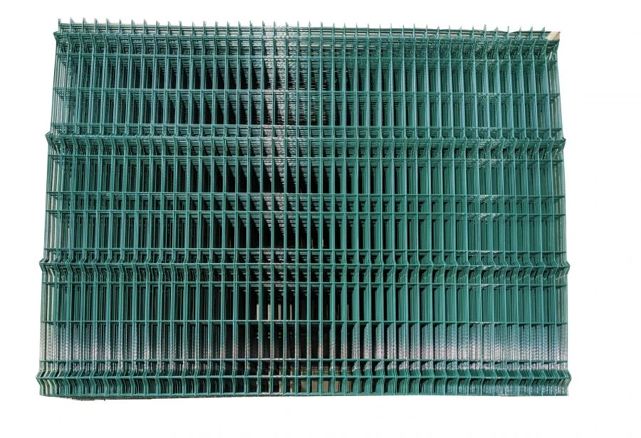 Welded 3D GRANZA 2000x2500 galvanised mesh panel with 6005 RAL (moss green) polymer coating