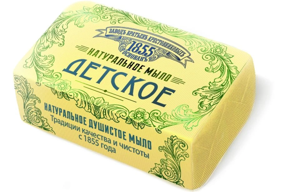 Solid Toilet Soap for Children by Krestovnikov Brothers Factory