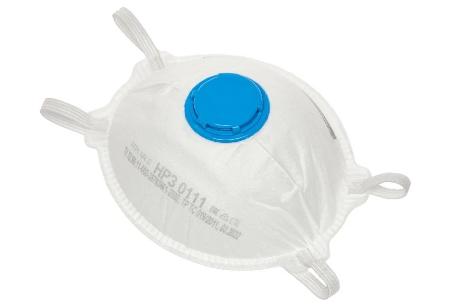 Filtering half-mask for protection against aerosols with exhalation valve "NRZ-0111" (FFP1 NR D)