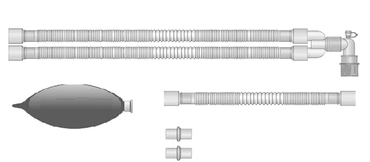 Respiratory devices for joint use with anaesthetic and resuscitation equipment, version: a