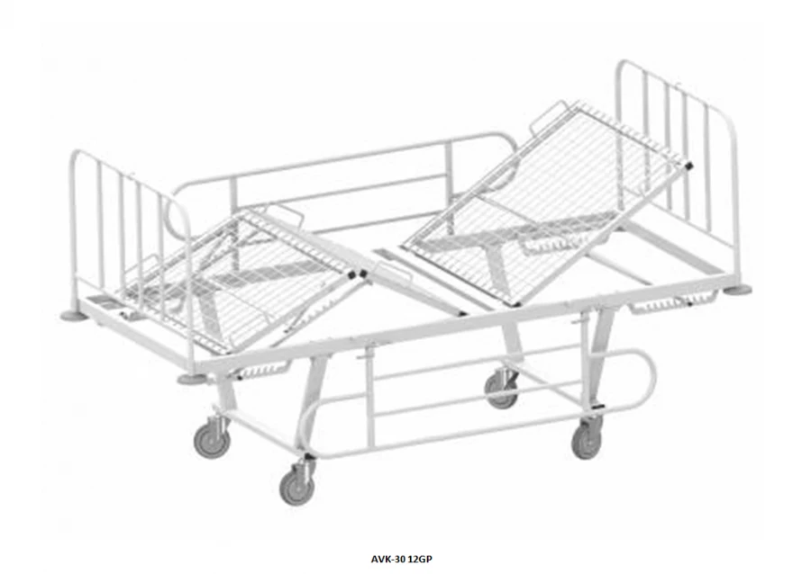 Functional medical bed with adjustable comb MET, version AVK-30 12GP