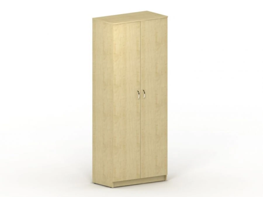 Storage cupboard with pull-out shelves