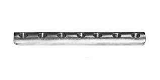 Plate 1/4 tubular with RS