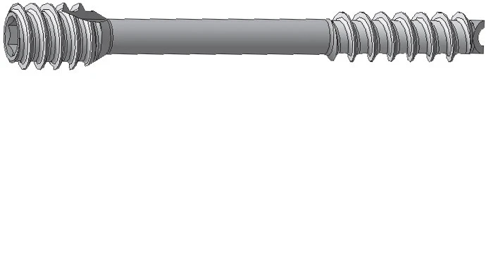 Cannulated compression screws Ø 3.0/4.0 mm, length 45 mm to 55 mm, 5 mm pitch, Nos. 418.0XX