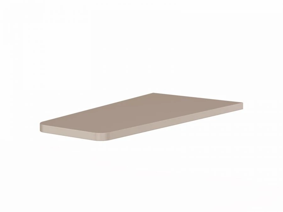 Fitting attachment left (rounded corners) , item No. JNO112SX