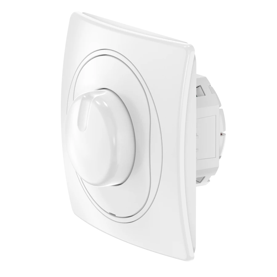 CADUCEUS ALING EON Flush mounted dimmer switch 40-400VA, 230V, 50Hz, white, Art. No. E617.00