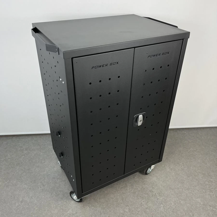 Storage trolley with charging system for laptops and tablets POWER BOX, Series C