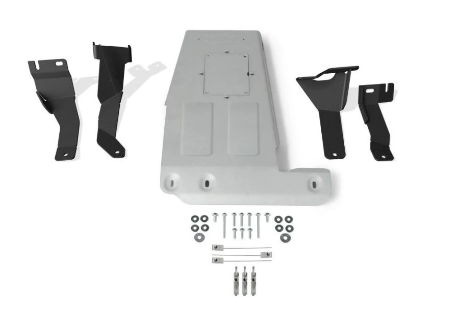 Metal protection for Jeep Wrangler JL 4WD USA (crankcase) (V-2.0; 3.6) (2018-) + fixing kit