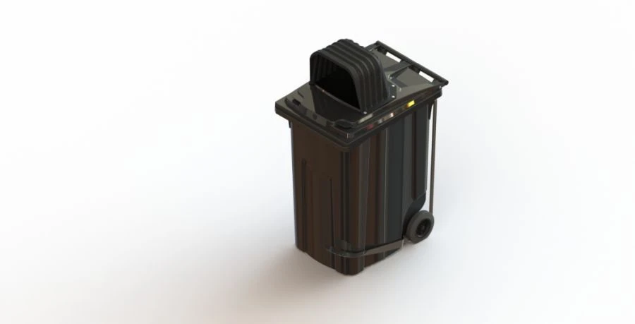 Mobile bin 360l Art.28.C29.H (20.806.98.PE; 21.055.98.PE.T)