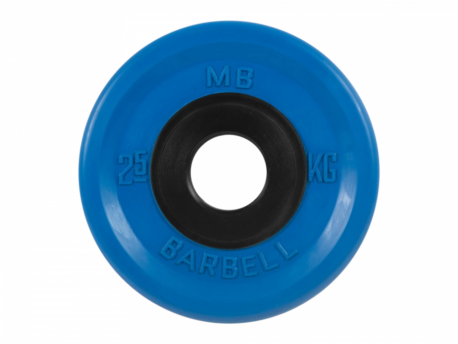 MB-PltCE-2,5 Rubber disc "Euro-Classic", blue, 51 mm, 2,5 kg