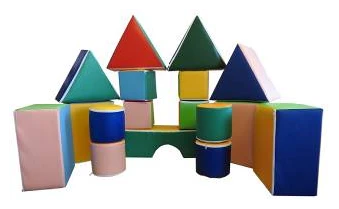 Soft construction set "Kroha" (17 units)